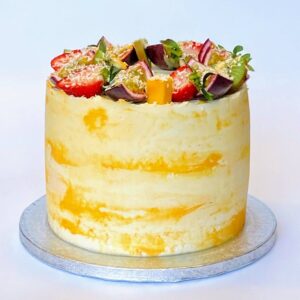 Passion fruit coconut cake